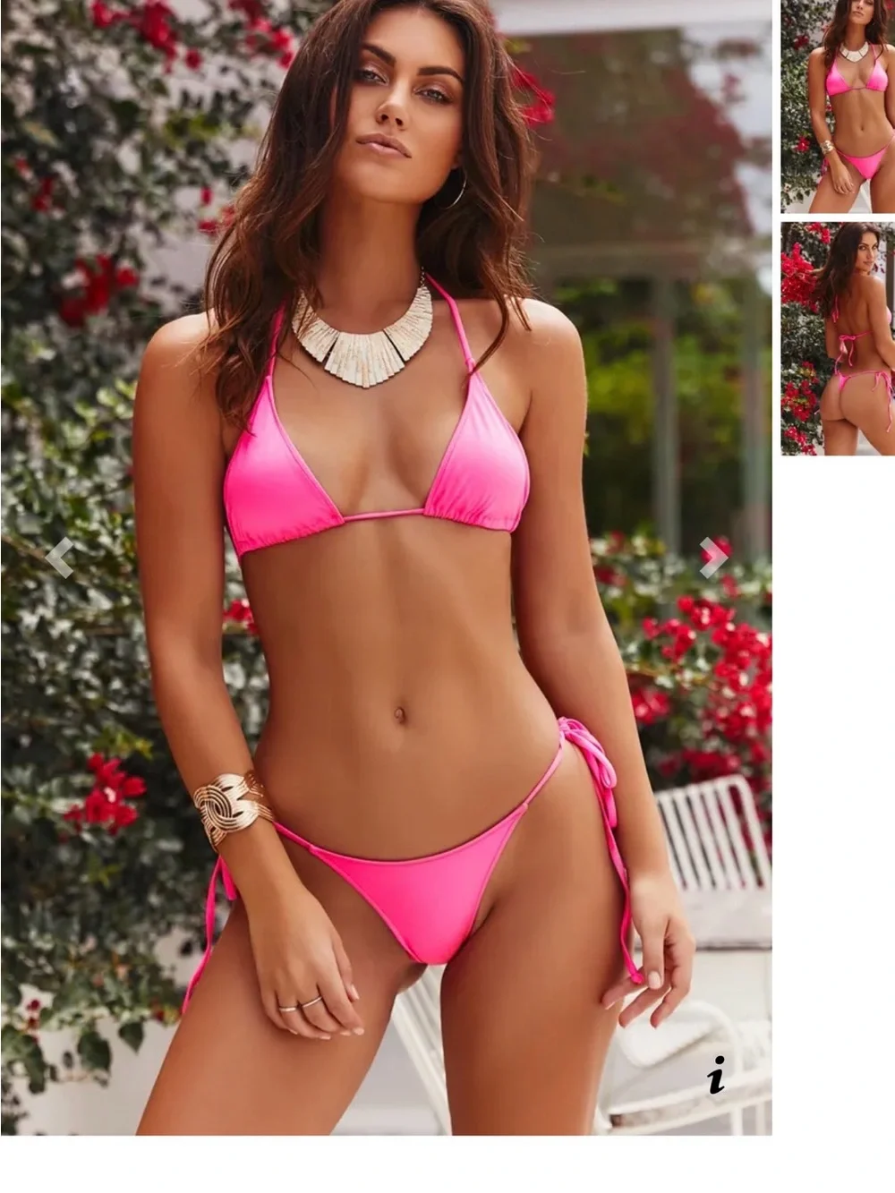 Doll Hot Pink Two-Piece Bikini Set - Picture 5 of 5